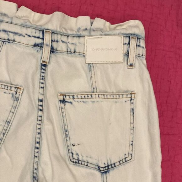 Jonathan  Simkhai acid wash Jeans with High-Waisted Fit, size 25 - Picture 13 of 16